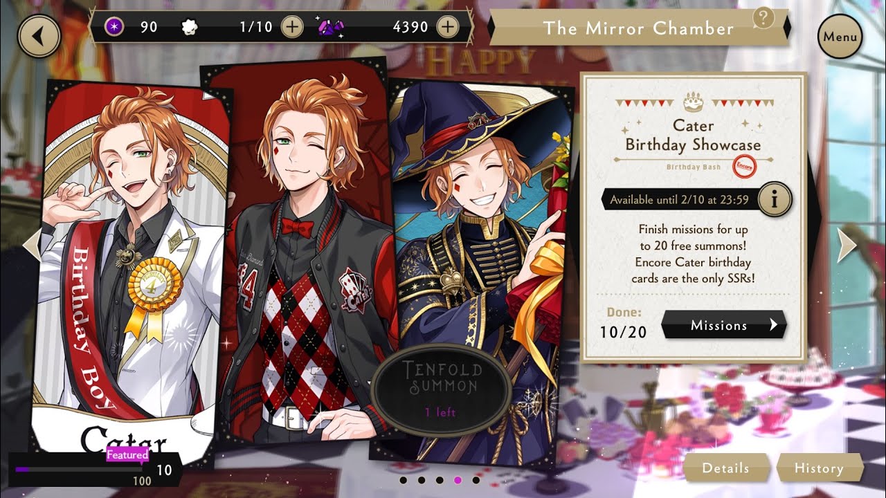 🎂♦️Twisted Wonderland Birthday Missions Cater Diamond: Part 2 ♦️🎂