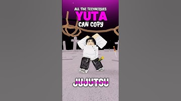 YUTA CAN COPY ALL THE TECHNIQUES? #jujutsushenanigans #roblox #anime #jjs #jujutsukaisen #jjk #yuta