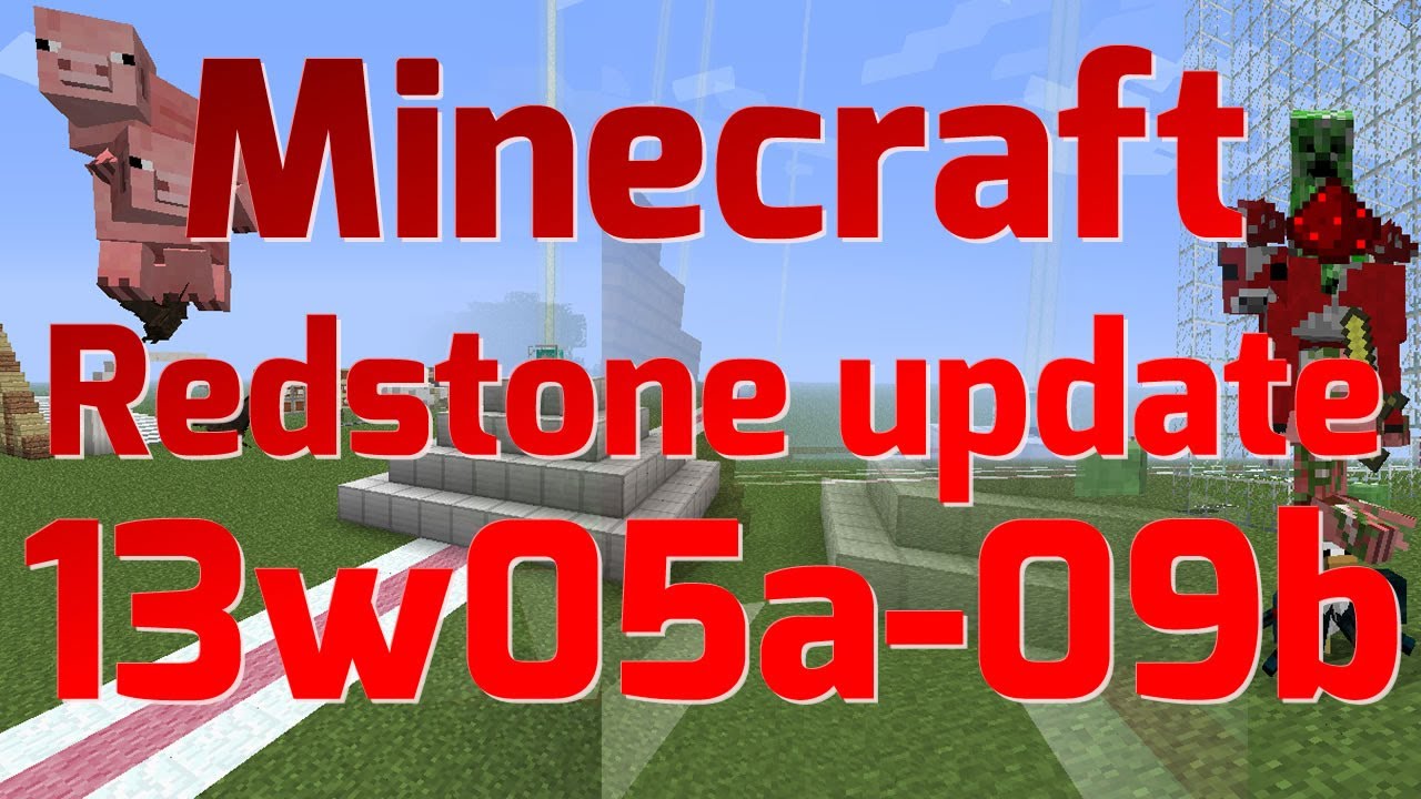 Minecraft: Efekty, létající prase, vylepšený maják (13w09b)