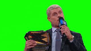 Famous Cody Rhodes "who the hell told you tonight was open mic night, bitch?" green screen Profile