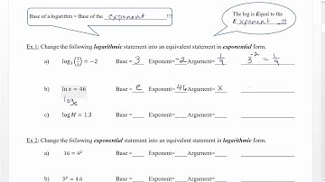 Unit 11 Logarithmic Functions Video 4