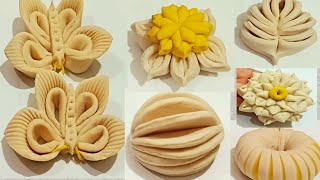 10 Creative Ways To Shape Bread Rolls.satisfying Dough Pastry Design Recipes.