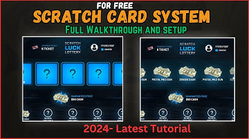 Free | Qbcore | Esx Adding a Debux Lottery Scratch Card to Your FiveM Server Setup Guide!