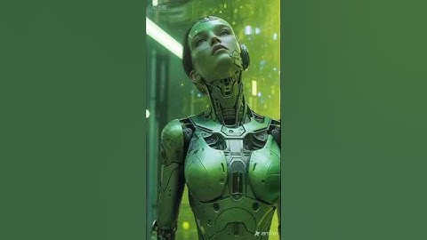 Futuristic Female Android 🤖 AI Short #robot #ai #humanoid #futuretechbot