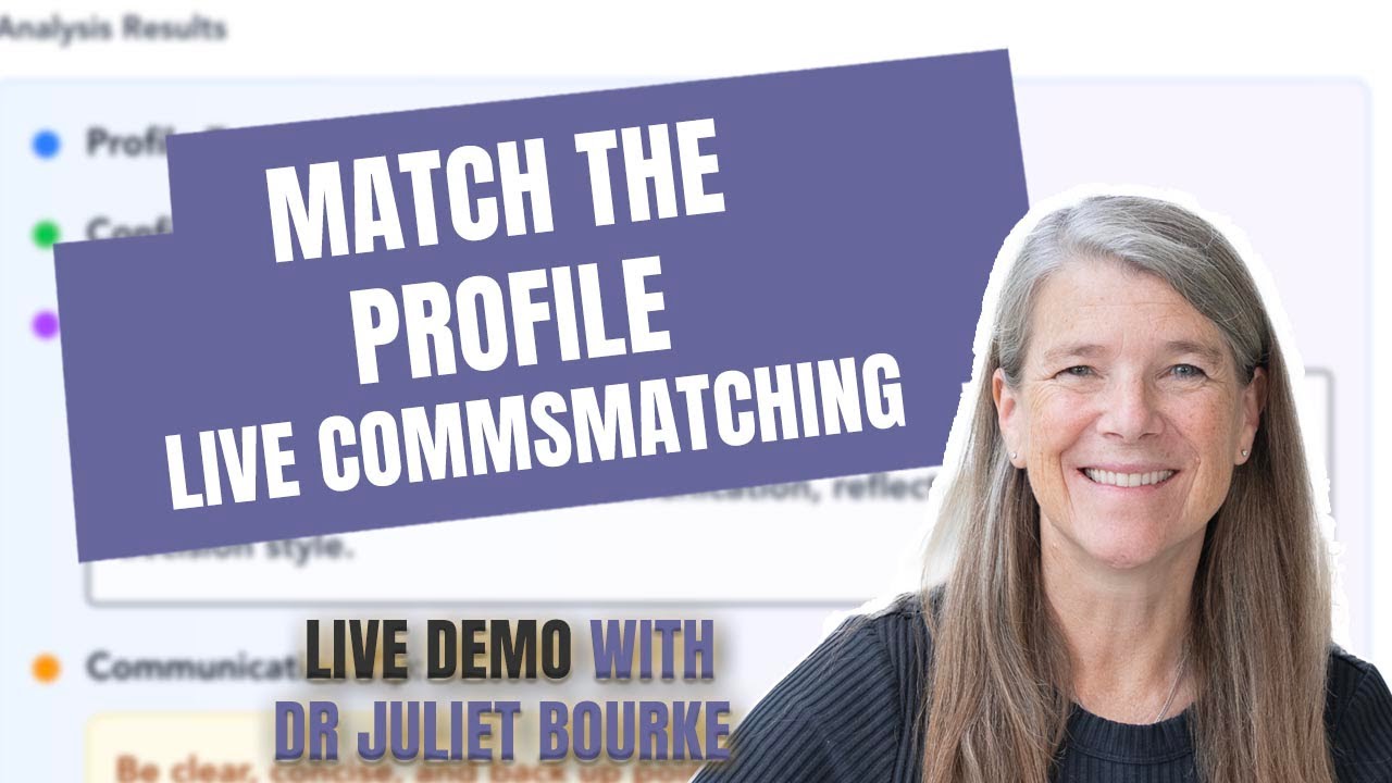 Match You Communications to Decision Profiles