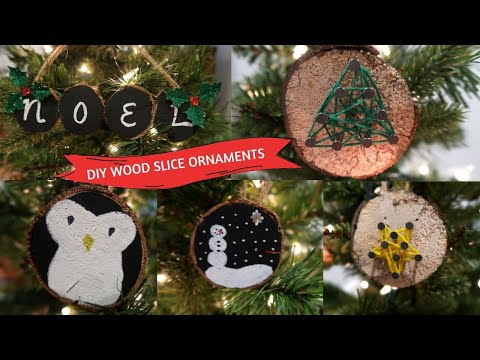 diy-wood-slice-ornaments-||-farmhouse-christmas-ornaments