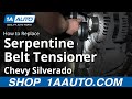 How to Replace Serpentine Belt Tensioner 2009-13 Chevy Silverado