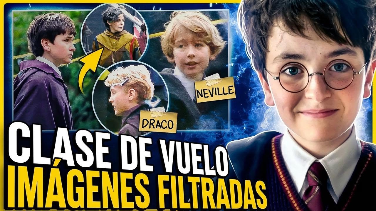 Ya están grabando una escena icónica de la serie de Harry Potter, checa ...