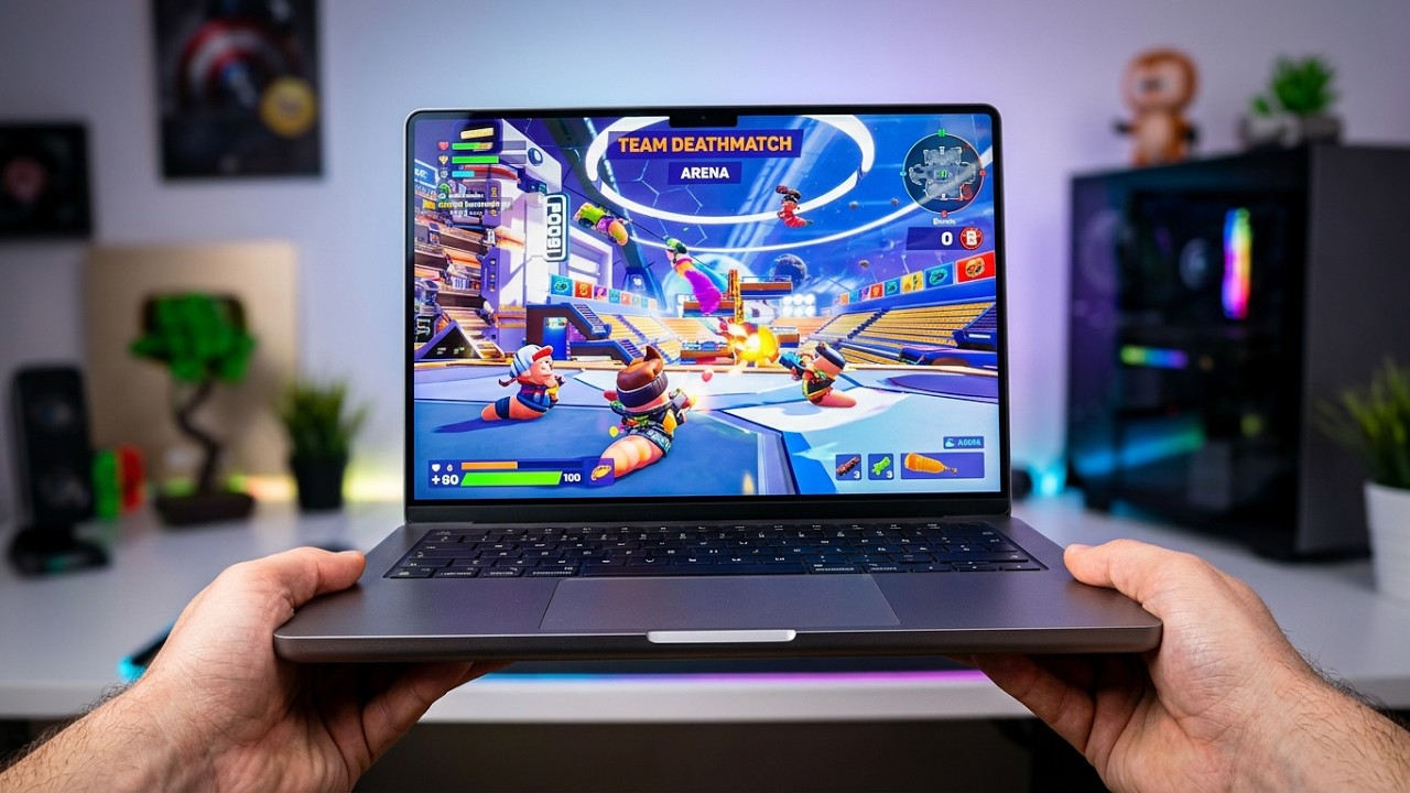 Worms Rumble running locally on an Apple Silicon Mac