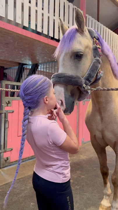 K-POP Demon Hunters💜 Ella and Casper💜 #shorts #kpop #demonhunters #horse