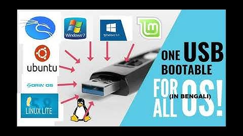 Create Multi Boot USB Pen Drive - In Bengali  [With English Subtitle]