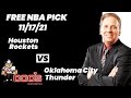 NBA Pick - Rockets vs Thunder Prediction, 11/17/2021, Best Bet Today, Tips & Odds | Docs Sports