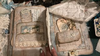 Lace flip, hidden pocket, envelopes drop down