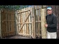 How To Make A Simple Wooden Gate