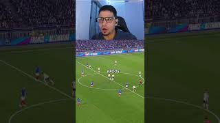 toni kroos só precisa de 7 segundo pra fazer isso ☠️ #futebol #shortvideo