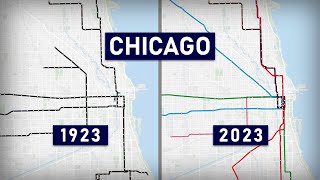Evolution of the Chicago 'L' 18922029 (animation)