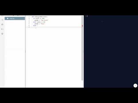 Python Program: How to use conditional statement to grade scores. 60 means Pass, 100 means Top score