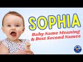 Meaning of the Top Name &quot;Sophia&quot; and Its 20 Best Middle Names