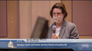 Senator Wiklund's Closing Remarks on HF 2128