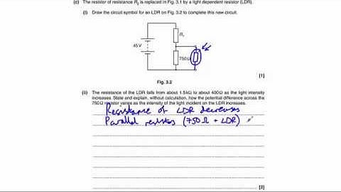 OCR Physics A Electrons, Waves & Photons (June 2013) Q3 (Kirchhoff