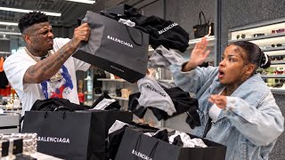 Blueface a Reacts to Taking Chrisean Rock Shopping for Designers After Getting Into Heated Argument