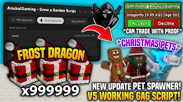 [🎅] NEW PET SPAWNER! 🤑 Grow a Garden 🌶️ Script! • No Key 🔥 *UNPATCHED* 🌈 100% Work ✅ - Anukul Hub V5