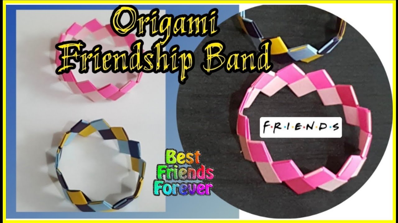 DIY Origami Bracelet / Easy Paper Crafts Without Glue / How to make ...