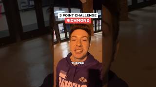 3 Point Challenge: RICHMOND #richmond #basketball #marchmadness #ur #3pointer #richmondva
