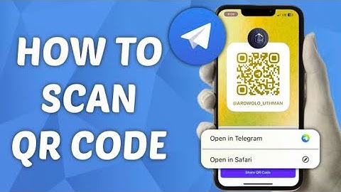 How to scan QR code on telegram quick and easy guide!
