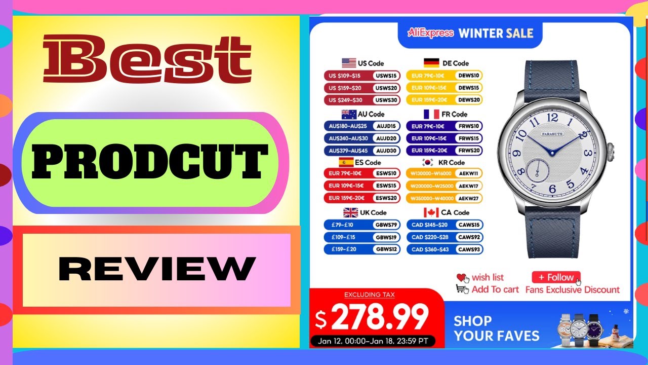 FARASUTE NEW Machinery Men Watch Salmon Dial St17 Manual Mechanical Watch Small Second Vintage