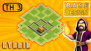 Best Th3 Hybridtrophy Base 2021 Coc Town Hall3 Th 3 Trophy Base Design - Clash Of Clans