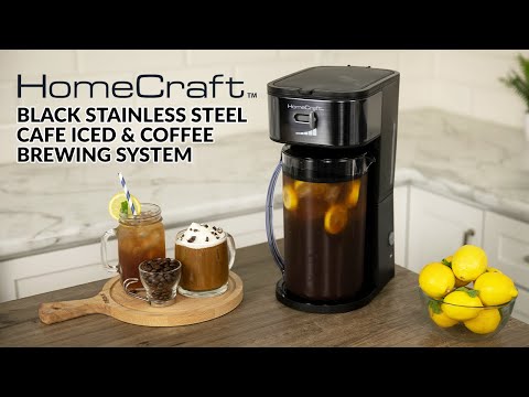 HomeCraft 3-Quart Ice Iced Coffee and Tea Brewing System