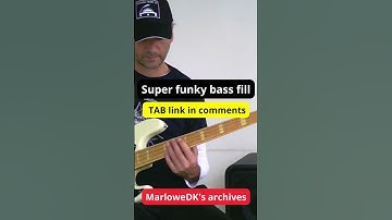 A Catchy Bluesy Jazzy Bass Lick In A - TAB link in comments