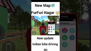 New Map 🗺️ | FurFuri Nagar| new update 🤑 Indian bike driving 3d #shorts #trending #viral