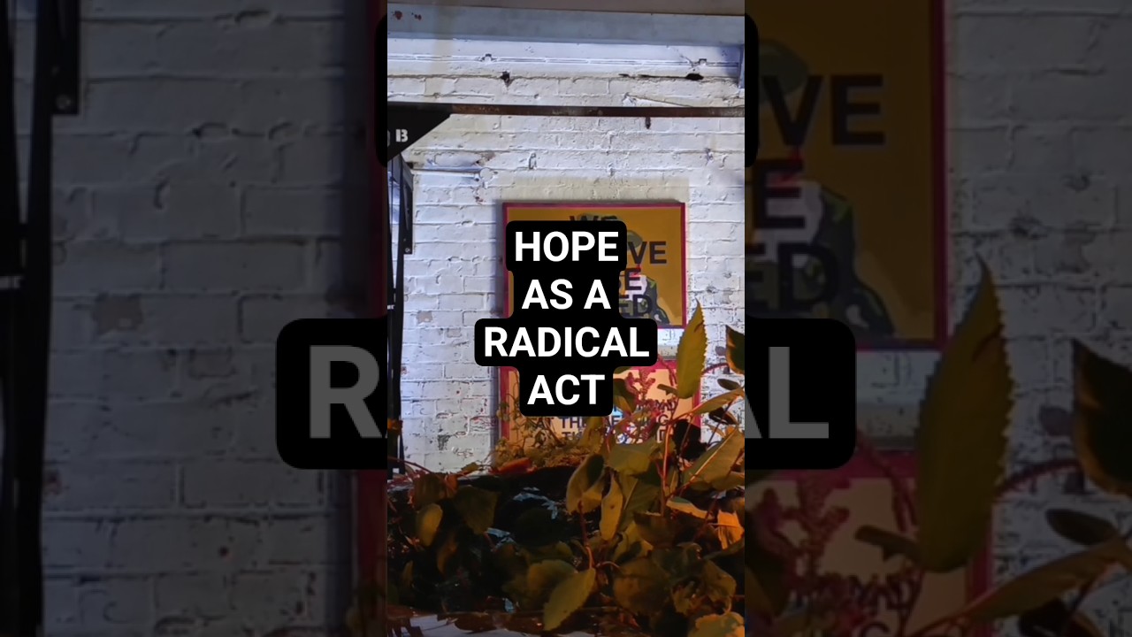 inside Newcastle's HOPE AS A RADICAL ACT exhibition with peep. Link in Bio #protest #activism
