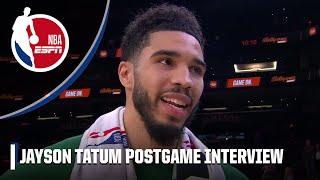 Jayson Tatum jokes he’s starting to feel old with a 5-year-old | NBA on ESPN
