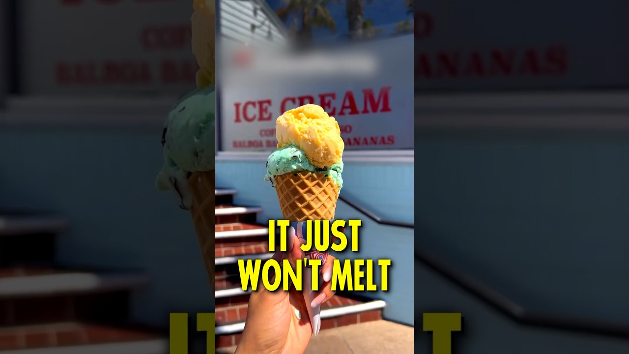The Ice Cream that doesn’t Melt