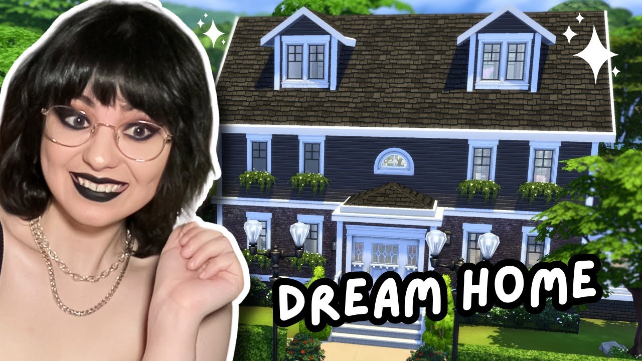 I built my DREAM HOUSE in The Sims 4 | The Sims 4 Speed Build - YouTube