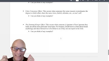 Critical Reasoning: Obstacles to Critical Thinking Part 4