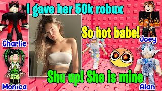❤ TEXT TO SPEECH  My Friend Dated Three Guys At The Same Time  Roblox Story