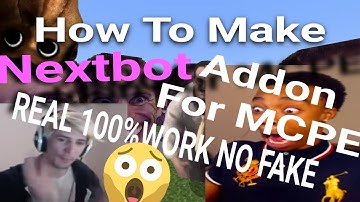 How To Make Nextbot In Minecraft NO FAKE 100% 🥶🥶🥶🥶 | Nextbot Mcpe