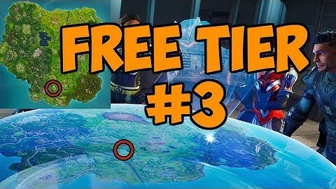WEEK 3 Secret Battle Pass Tier Location (Free 10 stars) Blockbuster Challenge | Fortnite