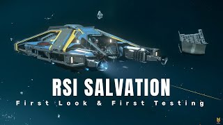 RSI Salvation: First Look & First Test | A Sidewinder, A Lady Bug & A Salvation | Star Citizen 4k