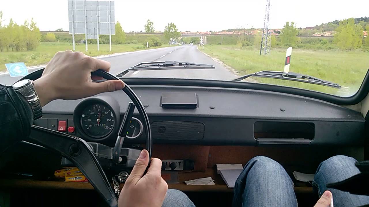 Trabant 601 on the road after renewing