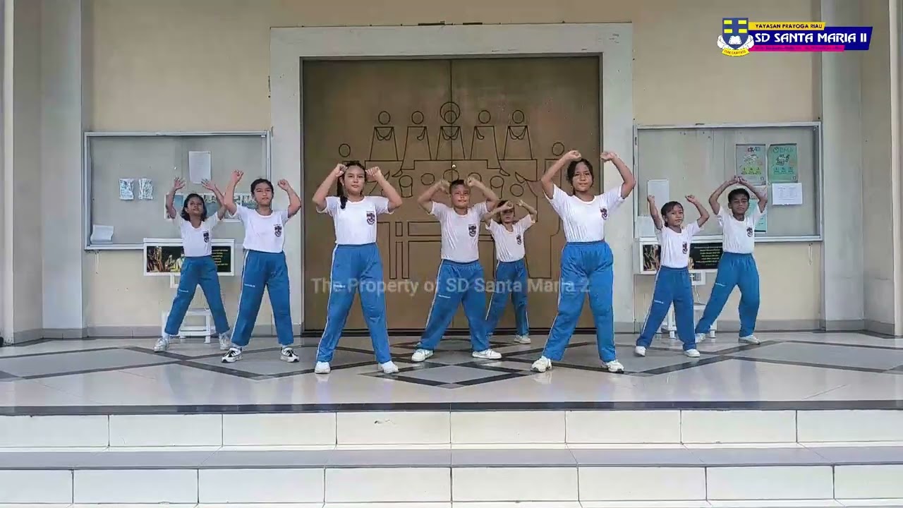 Lomba Senam Anak Indonesia Hebat 2025_SD Santa Maria II_Riau