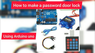 How to make a keypad door lock using arduino || and servo motor ||arduino easy projects