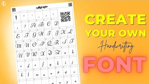 Turn Your Handwriting into a Digital Font with Calligraphr | Step-by-Step Tutorial |  AndroBranch