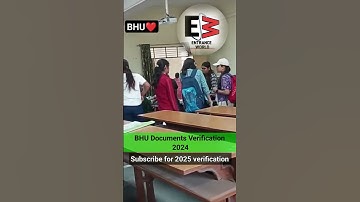 Bhu documents verification #bhuverification #bhuphysicalverification #bhu #bhudocumentverification