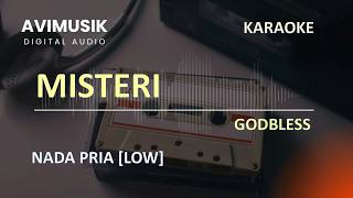 MISTERI - Godbless | Karaoke Nada PRIA | Avimusik