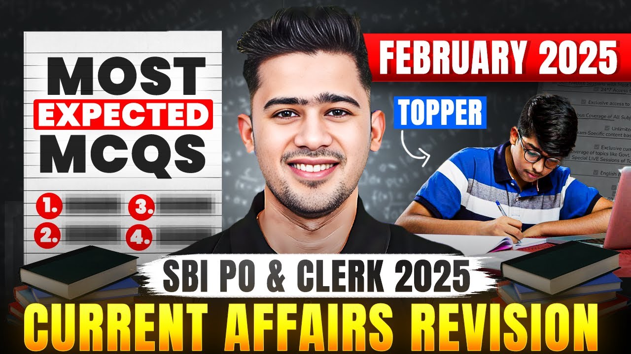 February 2025 Current Affairs Revision | Most Expected MCQs For SBI ...